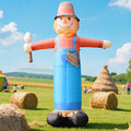 12FT Giant Inflatables Scarecrow Decorations, Fall Harvest Inflatable Yard Decor, Scarecrow Blow Up Yard