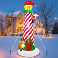 Lulu Home 10FT Christmas Inflatable Decoration, Lighthouse Style / Giant Lighted Lighthouse Blowups with