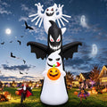 Kalolary 20FT Halloween Inflatable, Giant Double-Sided Ghost Inflatable / Halloween Blow up Outdoor